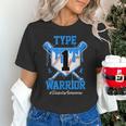 T1D Warrior Baseball Drip Diabetes Awareness Blue Ribbon Unisex T-Shirt T1D Warrior Baseball Drip Diabetes Awareness Blue Ribbon Unisex T-Shirt