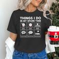 Things I Do Spare Time Baseball Player Men Women Kids Unisex T-Shirt Things I Do Spare Time Baseball Player Men Women Kids Unisex T-Shirt