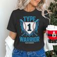 Type 1 Warrior Diabetes Awareness Baseball Enthusiasts Unisex T-Shirt