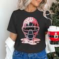 Valentine Baseball Catcher Mask Ice Cream Drip Tee For Boys Unisex T-Shirt