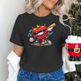 Valentines Day Baseball Dabbing Red Heart Love Boys Unisex T-Shirt Valentines Day Baseball Dabbing Red Heart Love Boys Unisex T-Shirt