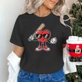 Valentines Day Heart Baseball Player Sports Boys Kids Men Unisex T-Shirt Valentines Day Heart Baseball Player Sports Boys Kids Men Unisex T-Shirt