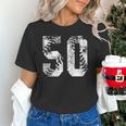 Vintage Baseball Number 50 Jersey Player Uniform Unisex T-Shirt