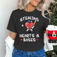 Women's Valentines Day Baseball Stealing Hearts Bases Boys Kids Men Unisex T-Shirt Women's Valentines Day Baseball Stealing Hearts Bases Boys Kids Men Unisex T-Shirt
