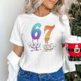 67 Meme Baseball Kids Girls Humor Number 6 7 Unisex T-Shirt