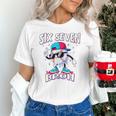 67 Meme Six Seven Baseball Ice Cream Drip Girls Boys Premium Tri-Blend Unisex T-Shirt