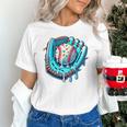 Baseball Drip Ice Cream Sprinkles Baseball Player Premium Tri-Blend Unisex T-Shirt