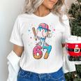 Baseball Drip Number 67 Six Seven Meme Ice Cream Dripping Unisex T-Shirt