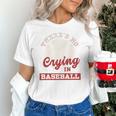 Baseball Game Day There Is No Crying In Baseball Unisex T-Shirt Baseball Game Day There Is No Crying In Baseball Unisex T-Shirt