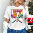 Baseball Ice Cream Drip Number 67 Player 67th Birthday Premium Tri-Blend Unisex T-Shirt Baseball Ice Cream Drip Number 67 Player 67th Birthday Premium Tri-Blend Unisex T-Shirt