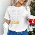 Baseball Player Get Up Get Outta Here Gone Home Run Unisex T-Shirt