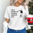 Baseball Pun Saying I'm a Stand Up Double Type Of Guy Unisex T-Shirt