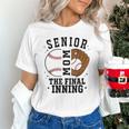 Baseball Senior Mom 2026 The Final Inning Unisex T-Shirt