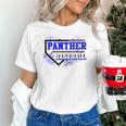 Blue Panther Baseball Home Plate Game Day Mascot Panther Unisex T-Shirt Blue Panther Baseball Home Plate Game Day Mascot Panther Unisex T-Shirt