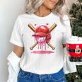 Boys Valentine Day Baseball Helmet Drip Ice-Cream Youth Kids Unisex T-Shirt