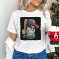 Cool Dollar Bill Guy With Cap And Baseball Costume Premium Tri-Blend Unisex T-Shirt