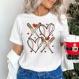 Coquette Bow XOXO Baseball Lover Heart Valentine Game Day Unisex T-Shirt Coquette Bow XOXO Baseball Lover Heart Valentine Game Day Unisex T-Shirt