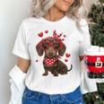 Dachshund Valentines Day Wiener Dog Lover Weenie Heart Raglan Baseball Tee Unisex T-Shirt Dachshund Valentines Day Wiener Dog Lover Weenie Heart Raglan Baseball Tee Unisex T-Shirt