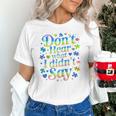 Don’t Hear What I Didn’t Say Autism Awareness Valentine Raglan Baseball Tee Unisex T-Shirt