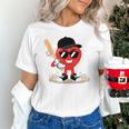 Heart Playing Baseball Valentine Baseball Unisex T-Shirt