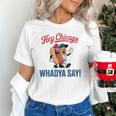 Hey Chicago Whadya Say Baseball Hot Dog Unisex T-Shirt Hey Chicago Whadya Say Baseball Hot Dog Unisex T-Shirt