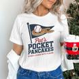 Pat's Pocket Pancakes Flag Baseball On Pancake Unisex T-Shirt Pat's Pocket Pancakes Flag Baseball On Pancake Unisex T-Shirt