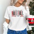 Retro Checkered Tired But Caffeinated Baseball Mom Leopard Unisex T-Shirt Retro Checkered Tired But Caffeinated Baseball Mom Leopard Unisex T-Shirt
