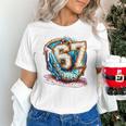 Six Seven Baseball Lifestyle 67 Meme Gen Alpha Slang Premium Tri-Blend Unisex T-Shirt