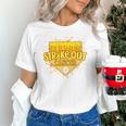 Strike Out Childhood Cancer Boys Baseball Drip Gold Ribbon Unisex T-Shirt