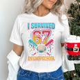 I Survived 67 Days Of School Baseball Drip Six Seven Meme Unisex T-Shirt