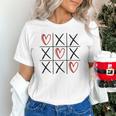 Tic Tac Toe Love Hearts Romantic Valentine Raglan Baseball Tee Unisex T-Shirt Tic Tac Toe Love Hearts Romantic Valentine Raglan Baseball Tee Unisex T-Shirt