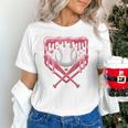 Valentines Baseball Boys Ice Cream Drip Heart Youth Kids Unisex T-Shirt Valentines Baseball Boys Ice Cream Drip Heart Youth Kids Unisex T-Shirt