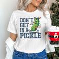 Youth Baseball Catcher Humor Don’t Get In A Pickle Unisex T-Shirt