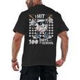 100 Days Of School Baseball Bat 100th Day Of School Men's Back Print T-Shirt 100 Days Of School Baseball Bat 100th Day Of School Men's Back Print T-Shirt