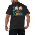 100 Days Of School Baseball Boys Kids Colorful 100th Day Men's Back Print T-Shirt 100 Days Of School Baseball Boys Kids Colorful 100th Day Men's Back Print T-Shirt