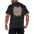 100 Days Of School Baseball Drip Boys Kids 100th Day Men's Back Print T-Shirt