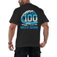 100 Days Of School Baseball Drip Ice Cream Kid Boy 100th Day Men's Back Print T-Shirt 100 Days Of School Baseball Drip Ice Cream Kid Boy 100th Day Men's Back Print T-Shirt