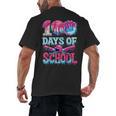 100 Days Of School Baseball Ice Cream Drip For Boys Kid Men's Back Print T-Shirt