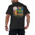 100 Days Of School Baseball Ice Cream Drip Boys Kids Player Men's Back Print T-Shirt 100 Days Of School Baseball Ice Cream Drip Boys Kids Player Men's Back Print T-Shirt