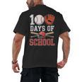 100 Days Of School Baseball Player Teacher Student Men's Back Print T-Shirt 100 Days Of School Baseball Player Teacher Student Men's Back Print T-Shirt