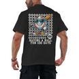 100 Days Of School Boys Baseball 100th Day Of School Kids Men's Back Print T-Shirt