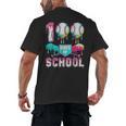 100 Days Of School Boys Kids 100th Day Of School Baseball Men's Back Print T-Shirt 100 Days Of School Boys Kids 100th Day Of School Baseball Men's Back Print T-Shirt
