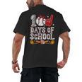 100 Days Of School Cute Bow Baseball Boy Girl Teacher Men's Back Print T-Shirt