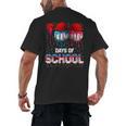 100 Days Of School Dripping Baseball 100th Day Teacher Boy Men's Back Print T-Shirt 100 Days Of School Dripping Baseball 100th Day Teacher Boy Men's Back Print T-Shirt