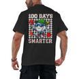100 Days Smarter Baseball 100 Days Of School Boy Girl Kid Men's Back Print T-Shirt 100 Days Smarter Baseball 100 Days Of School Boy Girl Kid Men's Back Print T-Shirt