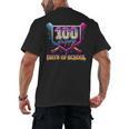 100 Drippy Days Of School Baseball For Boy Kids Men's Back Print T-Shirt 100 Drippy Days Of School Baseball For Boy Kids Men's Back Print T-Shirt