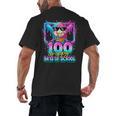 100 Drippy Days Of School Baseball Ice Cream 100th Day Boys Men's Back Print T-Shirt 100 Drippy Days Of School Baseball Ice Cream 100th Day Boys Men's Back Print T-Shirt