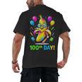 100th Day Of School Banana Baseball Drip For Kids Youth Girl Men's Back Print T-Shirt