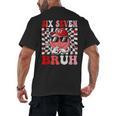 6 7 Bruh Six Seven Valentine Heart Baseball Men's Back Print T-Shirt 6 7 Bruh Six Seven Valentine Heart Baseball Men's Back Print T-Shirt