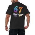 6 7 Six Seven Meme Hands Ice Cream Baseball Drip Boy Girl Men's Back Print T-Shirt 6 7 Six Seven Meme Hands Ice Cream Baseball Drip Boy Girl Men's Back Print T-Shirt